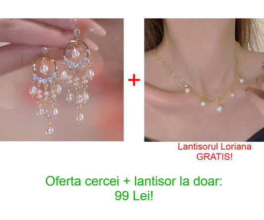 Tassel™ cercei perlati cu charmuri!